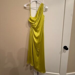 Gianni Bini Lime Asymmetrical Dress